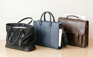 3種類の就活バッグ
